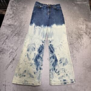 Levis 512 Perfectly Slimming Bootcut Jeans Womens 10 Acid Wash Stretch Denim